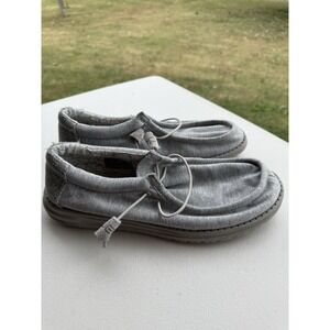 Hey Dude Wally Sox Stone White Casual Slip‎ On Comfort Shoes Mens sz 10. #1-37